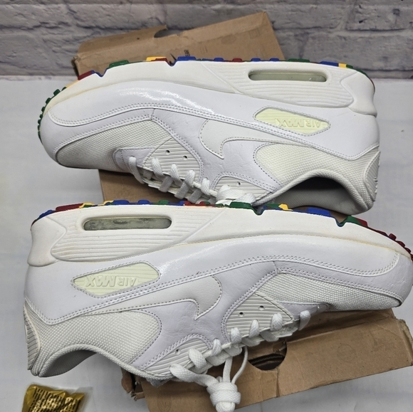 2008 Nike Air Max 90 325018 111 NSW Olympic White Men's Size 14 - Picture 8 of 11